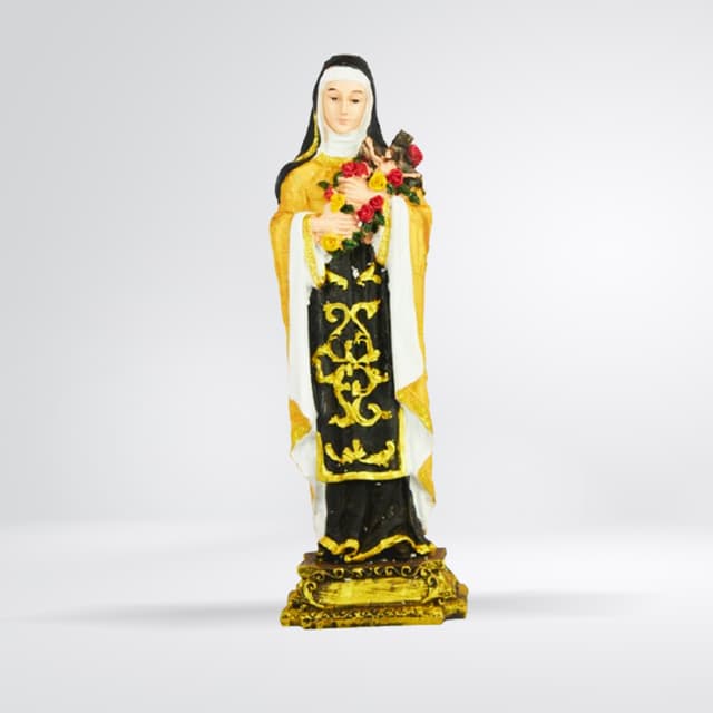 Statue Sainte Thérèse de Lisieux robe noire