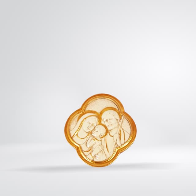 Médaillon Sainte Famille quatrefoil
