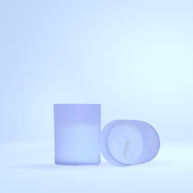 Bougie chauffe-plat Blanc
