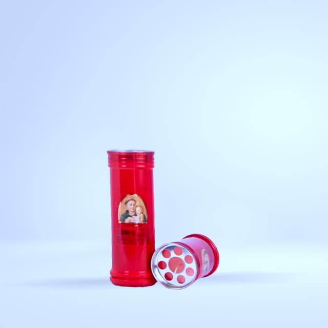 Cierge Saint Antoine rouge