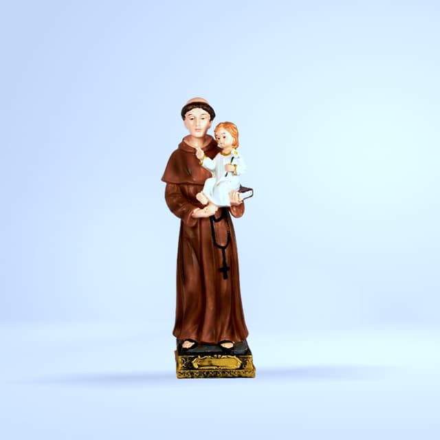 Statue Saint Antoine de Padoue avec Enfant Jésus